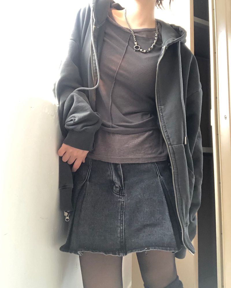 Maho Layered Tencel Long Sleeve Tee
