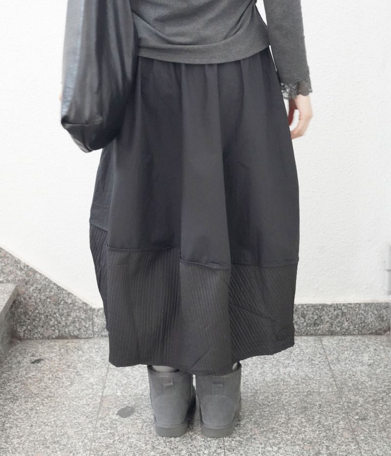quilted point skirt