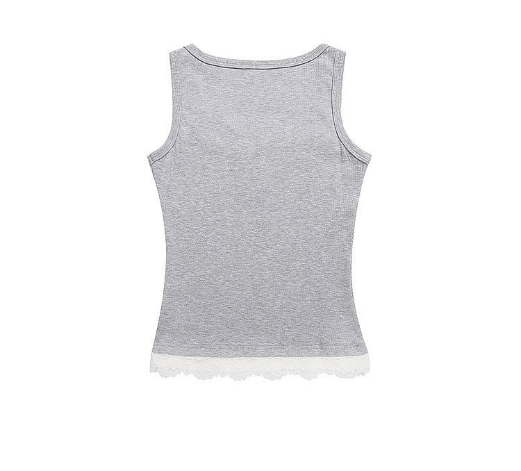 Evania Crest Lace Tank