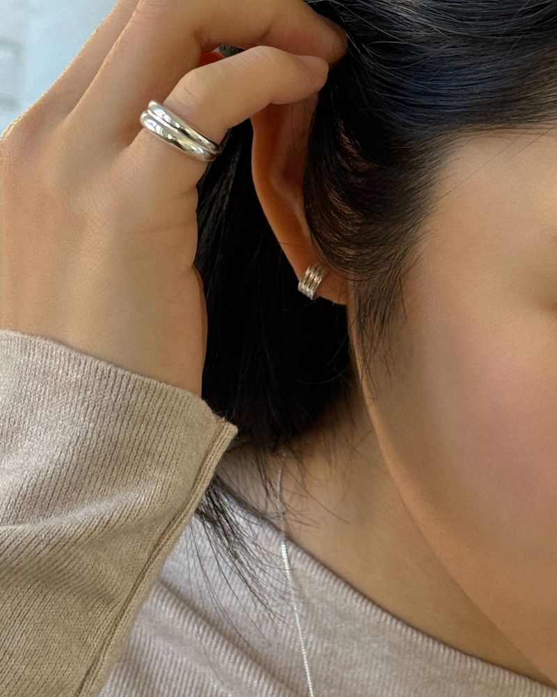 Breeze earring (silver)