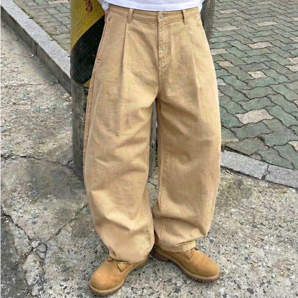 UNDEROFF(アンダーオフ)の「ワイドバルーンチノパンツ ベージュ(パンツ)」