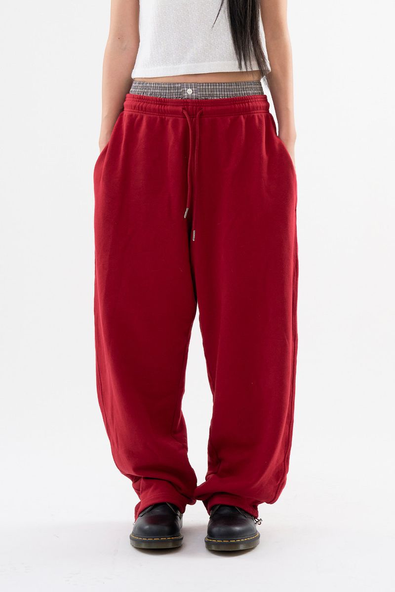Raucohouse(ラウコハウス)の「Check sagging sweatpants(Pants)」
