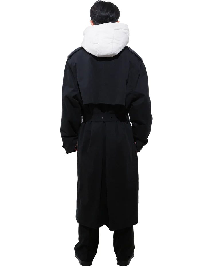 クラシックトレンチコート-BLACK （送料込）- WooStore