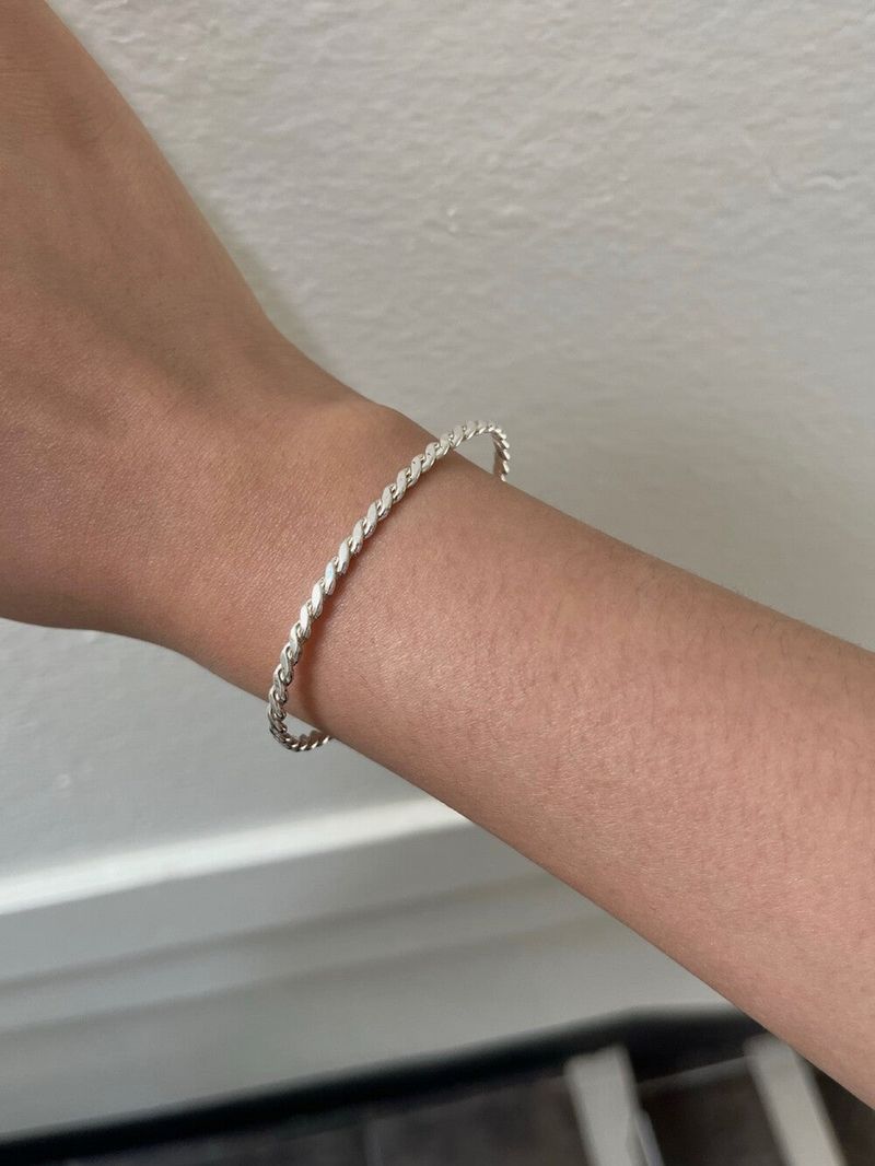 (silver925) Twist bangle