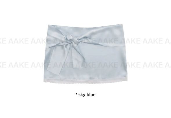 STRAP LACE MINI SKIRT