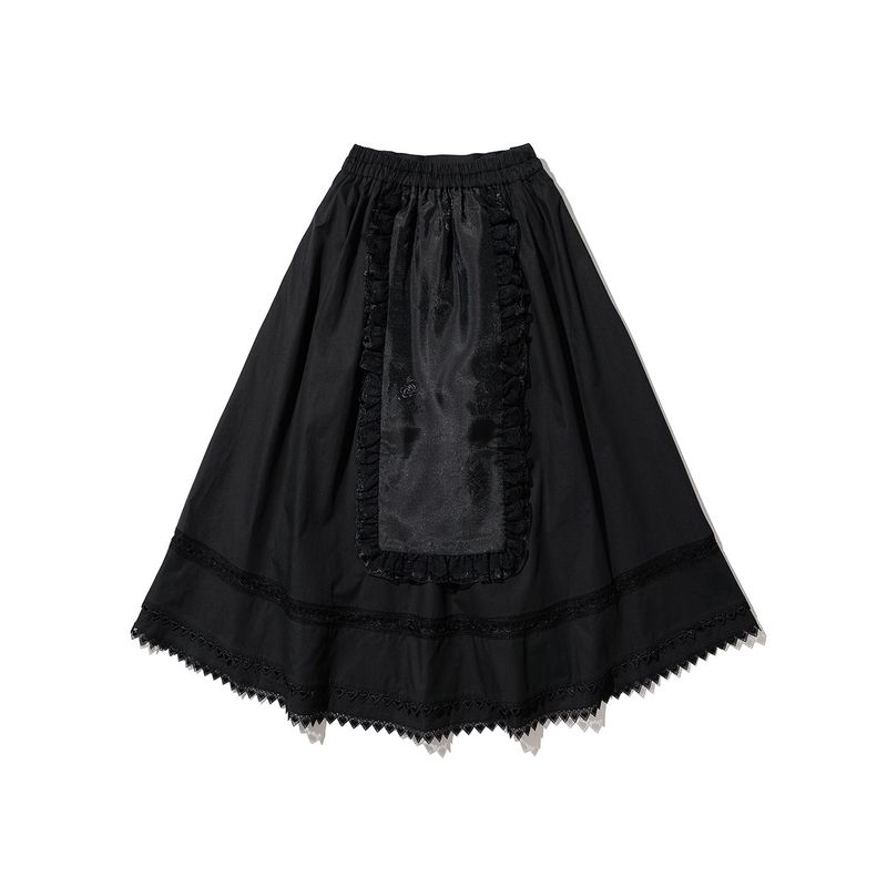 Apron-Pyeseul Skirt (Black)