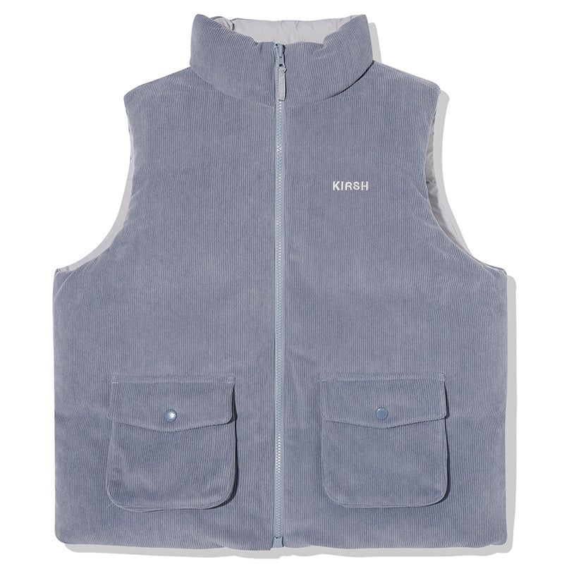 CHERRY REVERSIBLE PADDING VEST [BLUE]