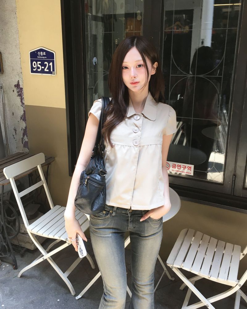 Button half shirts