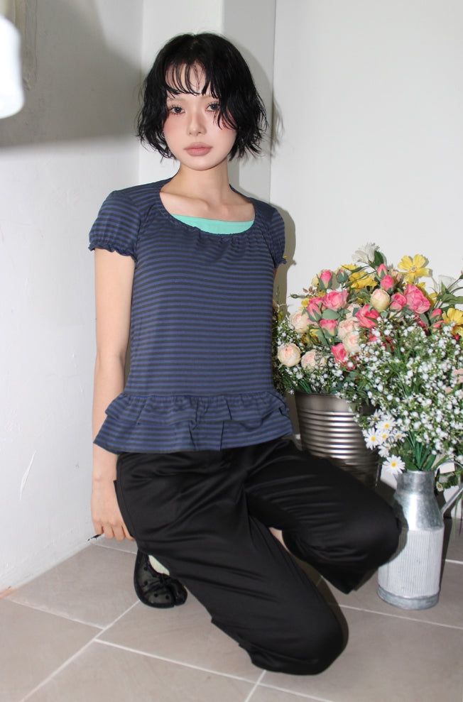 SLIT CAPRI PANTS