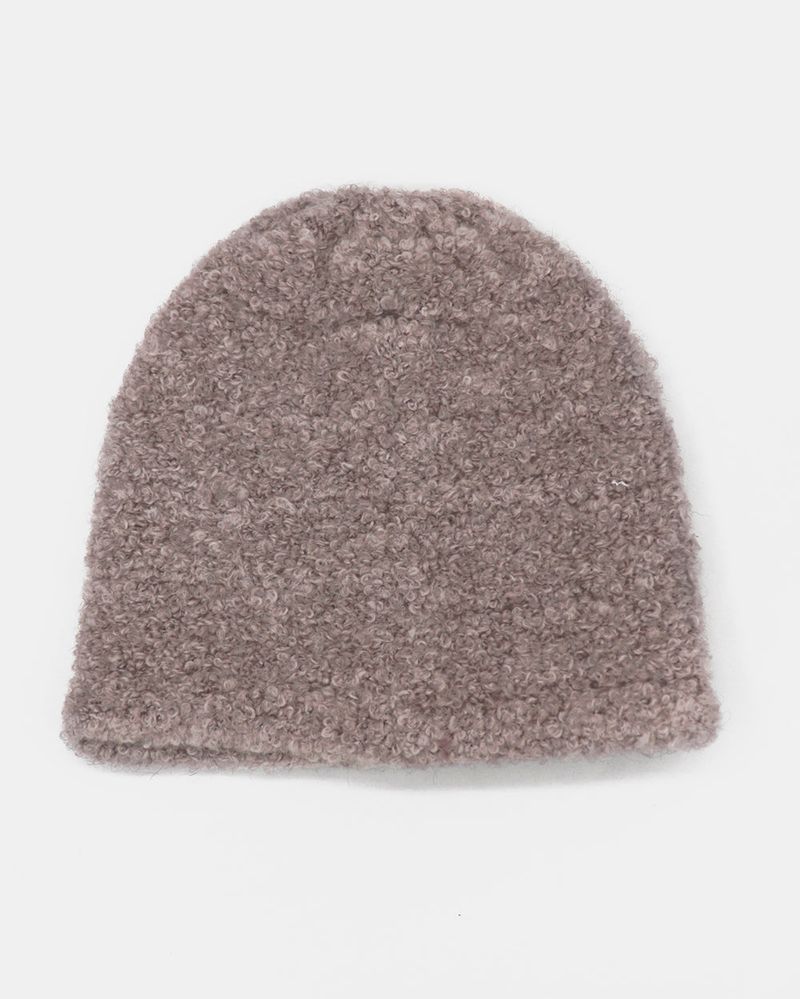Nien boucle fur beanie hat