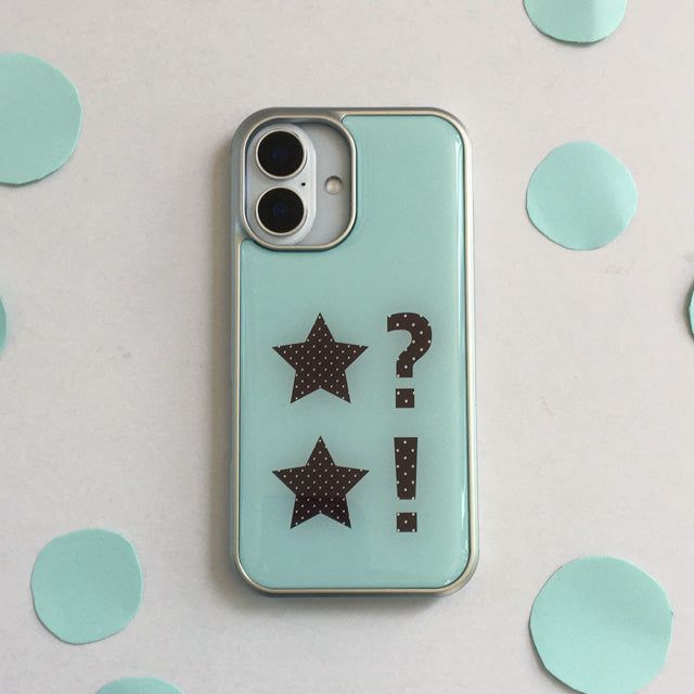 Youth Spirit（ユース スピリット）の「Dot dot star mint silver epoxy bumper case（Smartphone Accessories）」