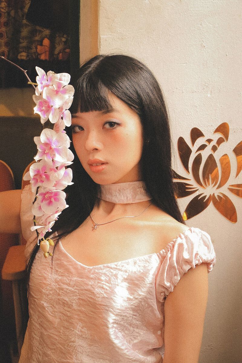 紅煙 Mini ribbon necklace