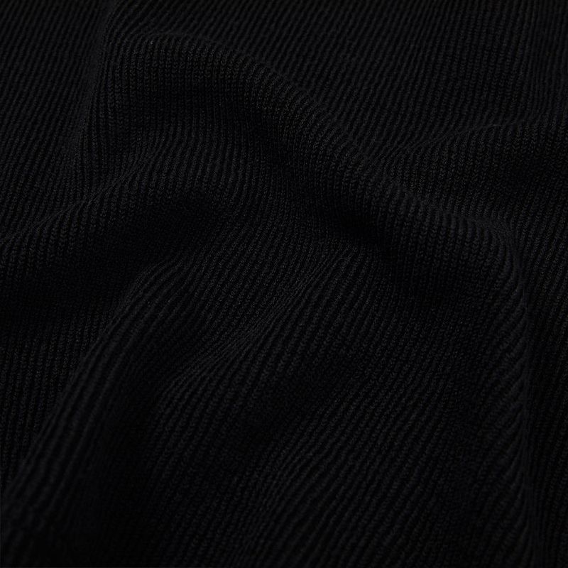 ヘイリーリボンニットスカート / Haley Ribbon Knit Skirt [BLACK]