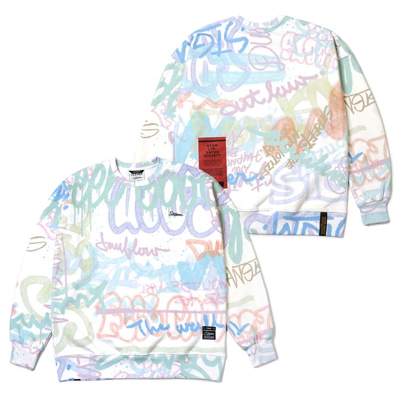 STIGMA(スティグマ)の「22 PAINTING OVERSIZED HEAVY SWEAT CREWNECK MULT(Tops)」