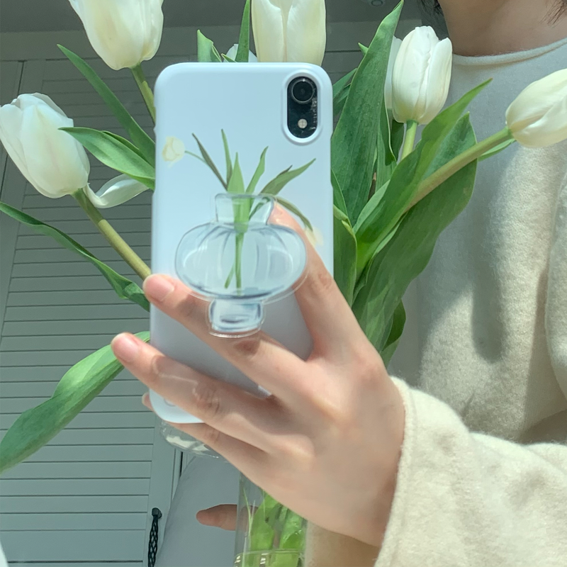 [SET] Bouquet series : Tulip phone case + griptok