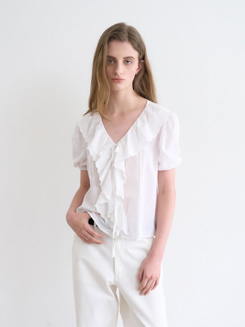 Sophie blouse (Ivory)