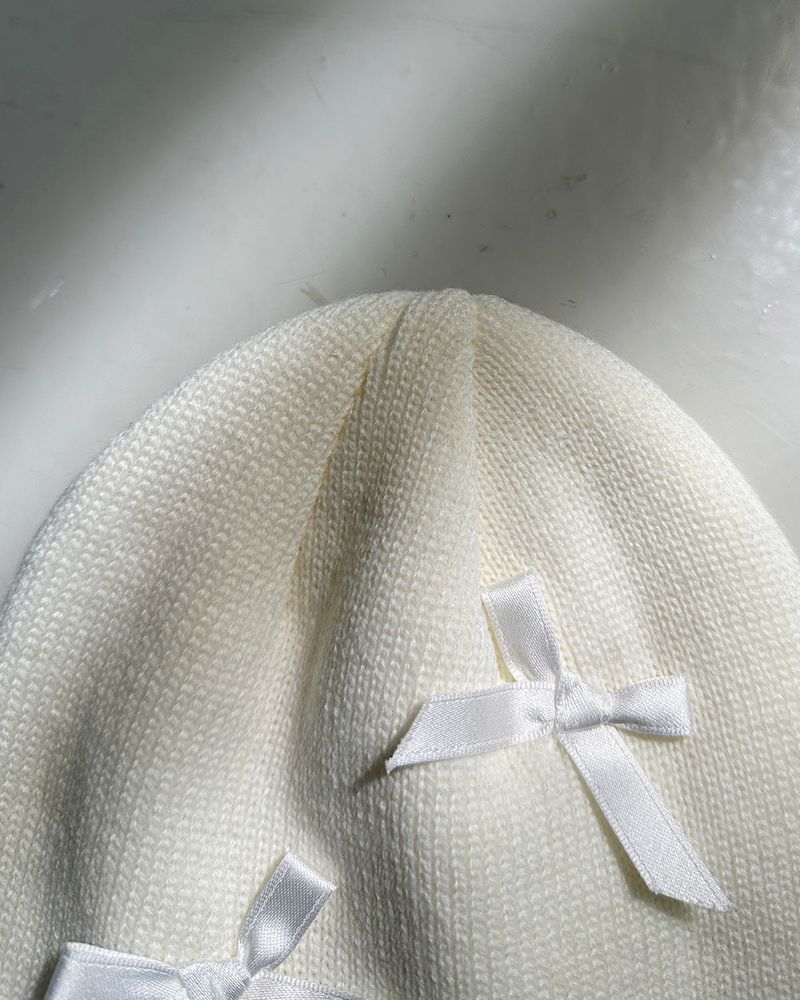 Ribbon beanie