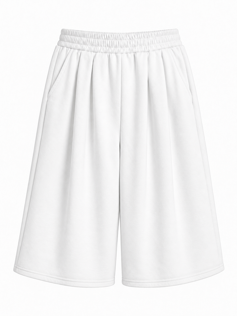 Edin Three-Tuck Wide Bermuda