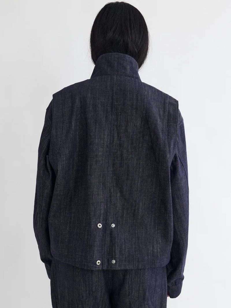 26SS JT3 Stand-Collar Denim Jacket