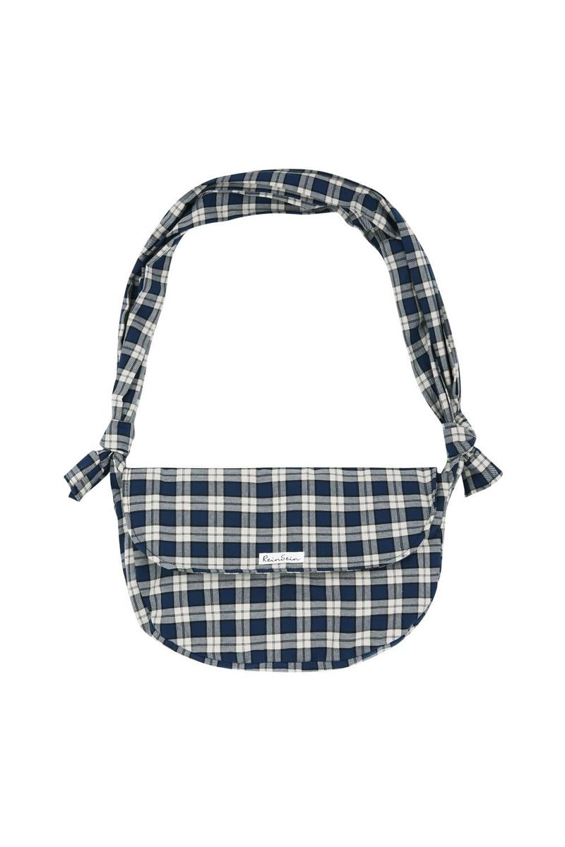 P:ReinSein(レインセイン)の「knotted checkshirts messenger bag blue(Bags)」