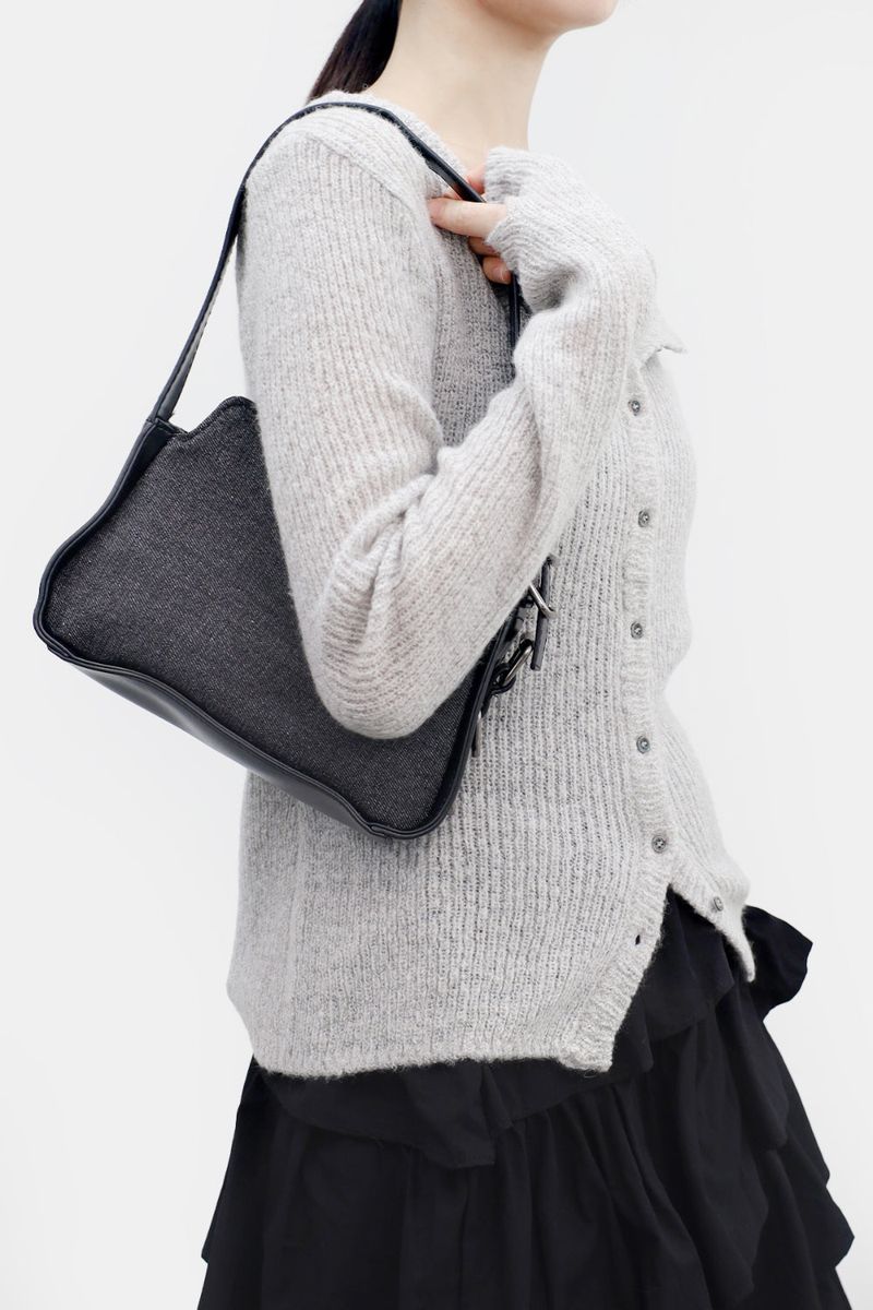 NONCODE（ノンコード）の「Toroa Buckle Denim Shoulder Bag（Bags）」