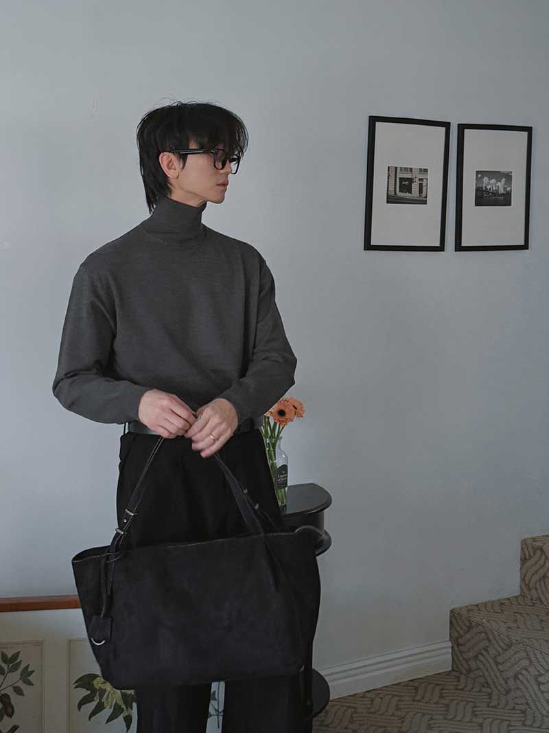 ASCLO Suede Tote Bag (3color)
