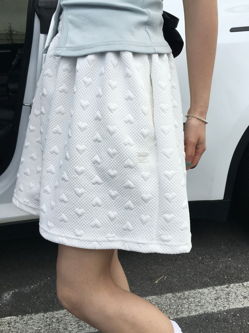 [Short ver/Ritcore MADE] Heart Embossed Shorts (3c)