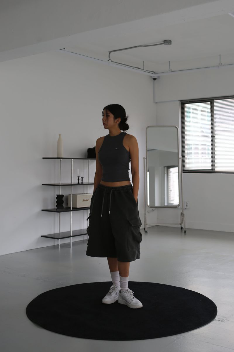 ASH PIGMENT BERMUDA PANTS