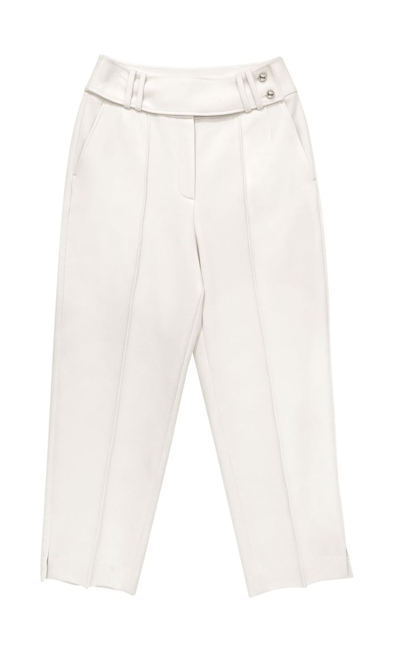Pin tuck pants
