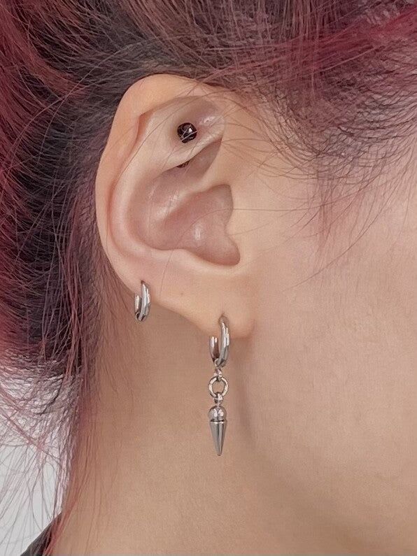sanli（サンリー）の「サージカルスチールサーキュラーコーンリングピアス（アクセサリー）」