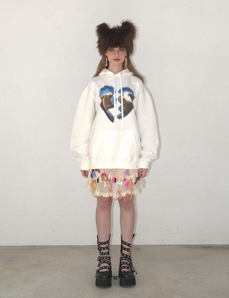 Broken Heart Hoodie IVORY
