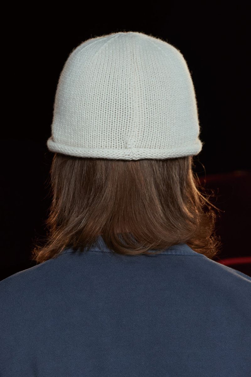 SYMBOL WOOL BEANIE / IVORY