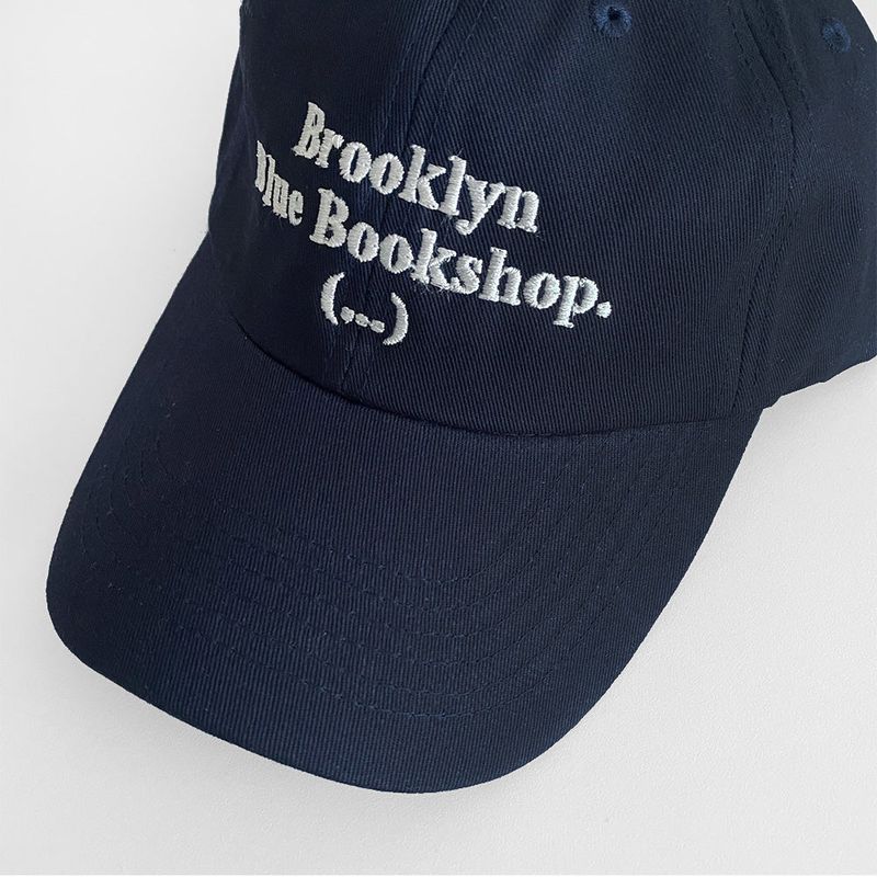 Brooklyn Blue Bookshop Ball Cap (Midnight Blue)