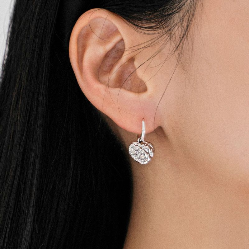 Cushion Heart Earrings