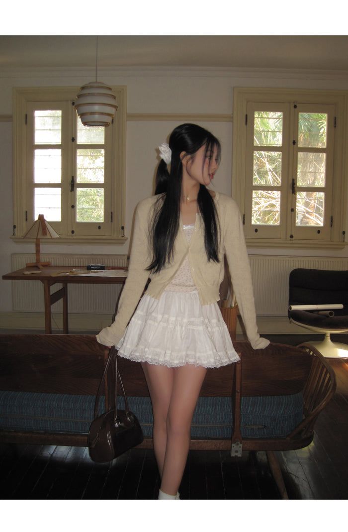 white cancan lovely skirt