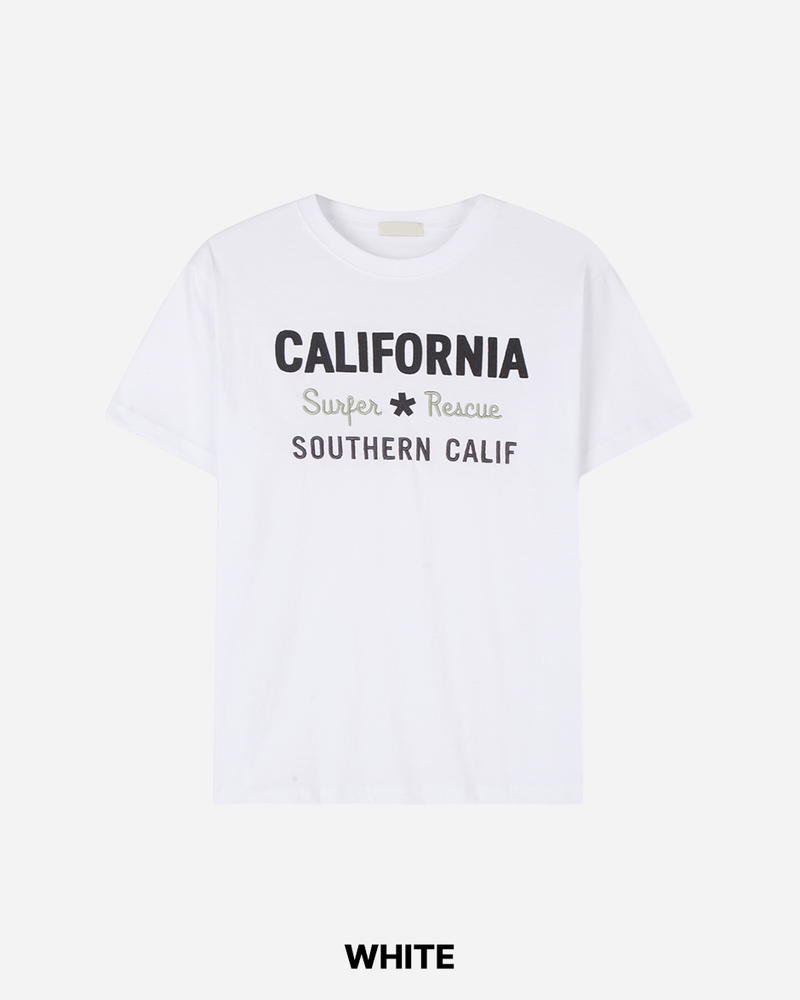 Cali Embroidery Short Sleeve Tee