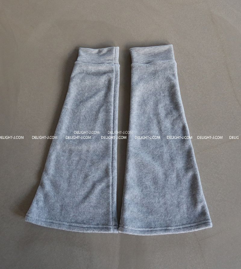 Wool napping slim bootcut leg warmer
