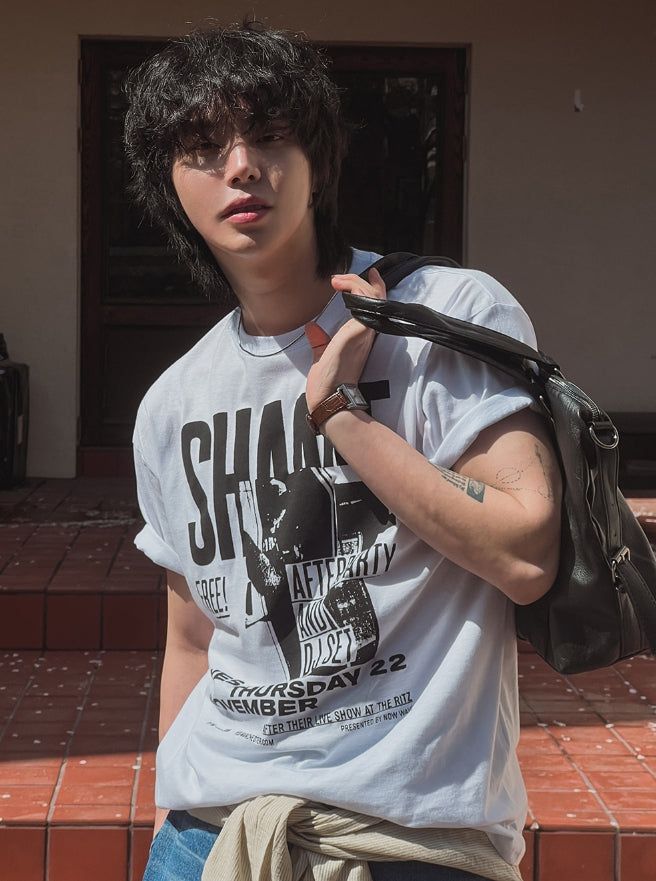 After Printing Loose Fit Short Sleeve