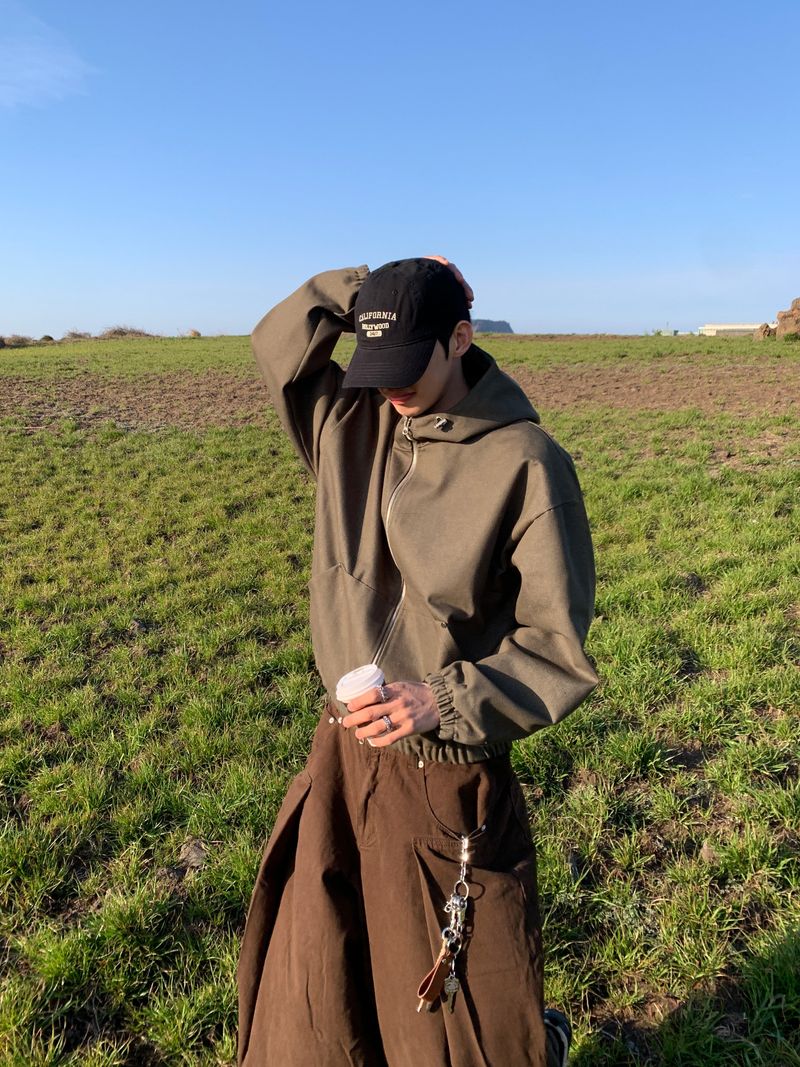 Overcast Hood Cropped Jumper (3 Colors)