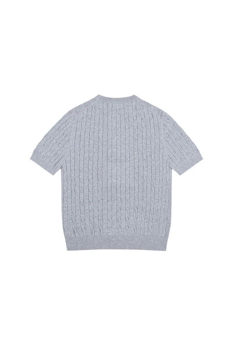Cable Knit T-Shirt