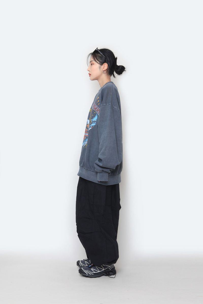 Cotton Balloon Cargo Pants