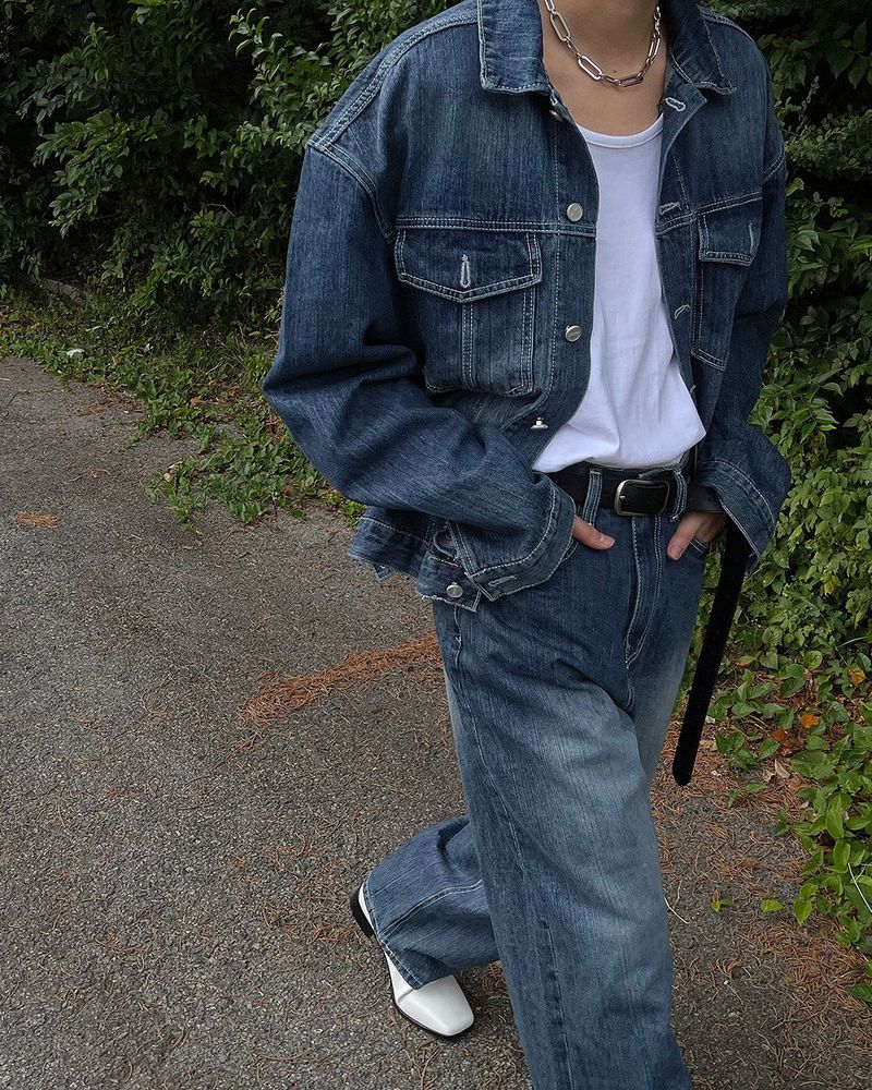 MG722 Rain Fabric Washed Jacket (2 colors)
