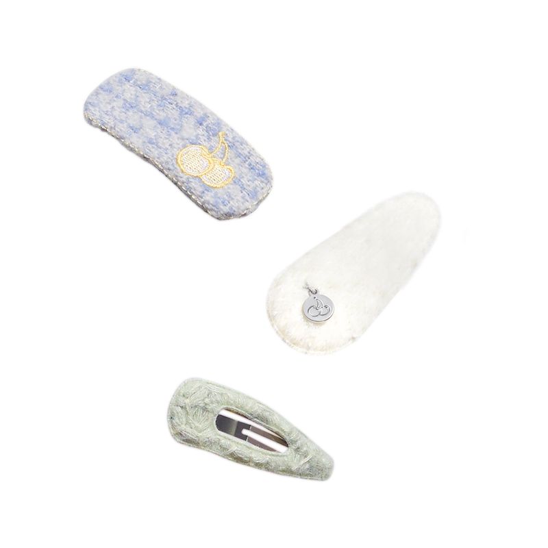 KIRSH（キルシー）の「CHERRY KNIT HAIR PIN SET [IVORY]（Hair Accessories）」