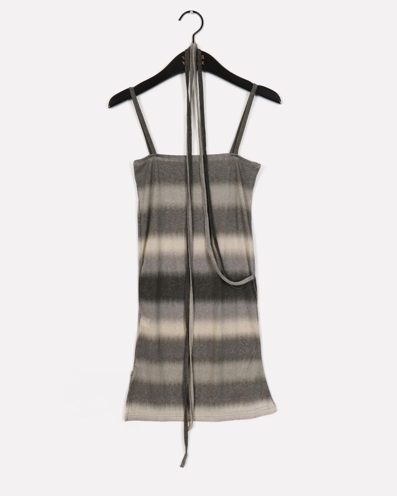 Jardine Gradient Choker Strap Layered Sleeveless