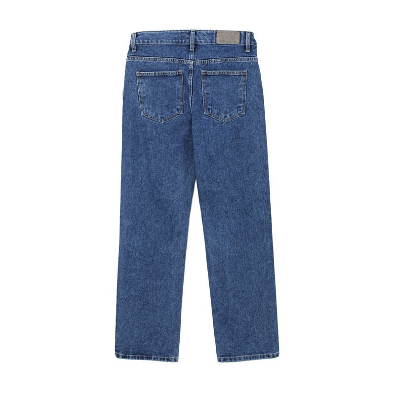 LMN Bow Semi-Wide Denim Pants (4 colors)