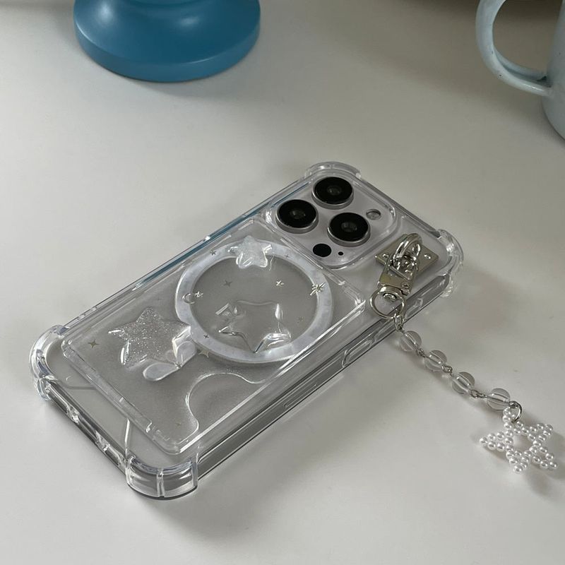 [made]twinkle star magsafe card wallet