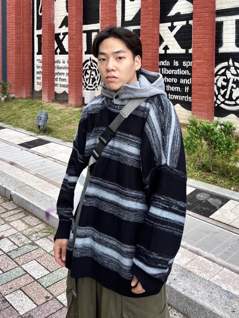 Stripe wave Knitwear