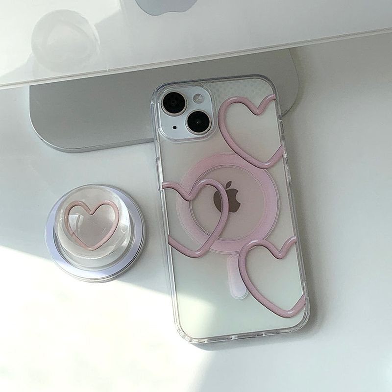 withsome（ウィズサム）の「Pink - Spring Love Magsafe Phone Case Bead Tok Set（Smartphone Accessories）」