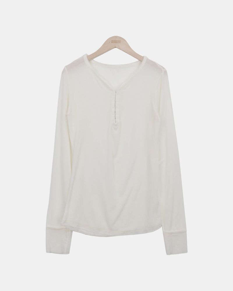 Kabe Hook Long-Sleeve Knit Top