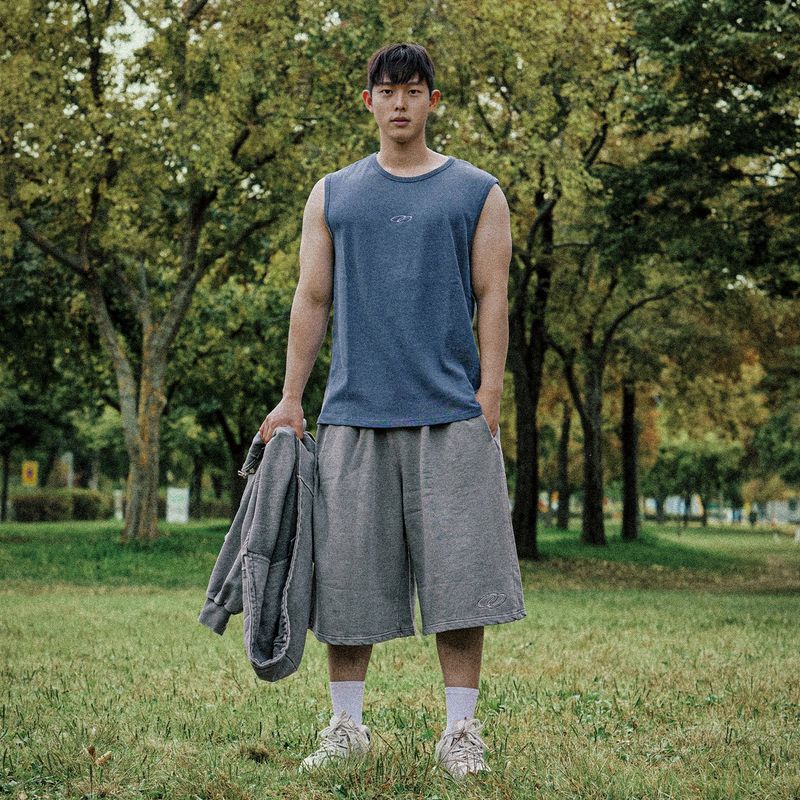 Cozy Pigment Sleeveless Darkblue